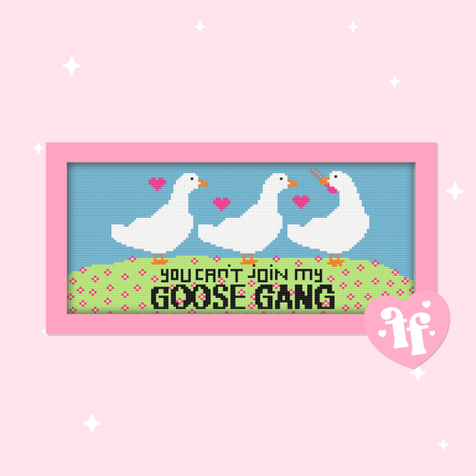 Goose Gang Cross Stitch Pattern