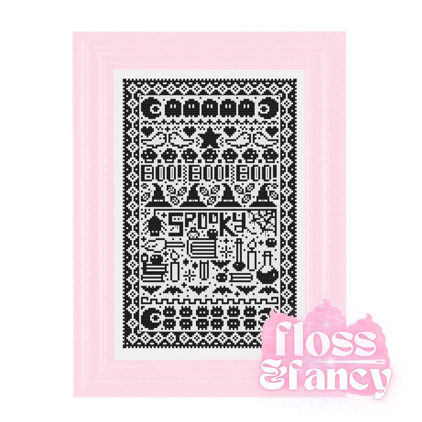 Cute Spooks Cross Stitch Pattern