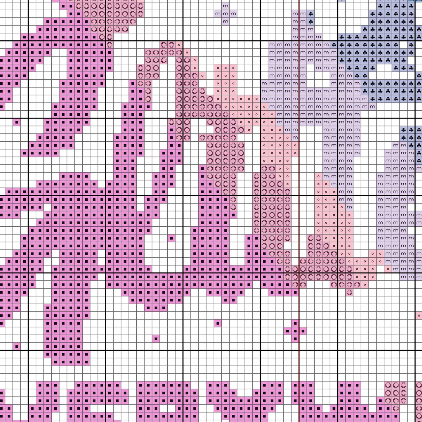 Cat Hair Don't Care Cross Stitch Pattern