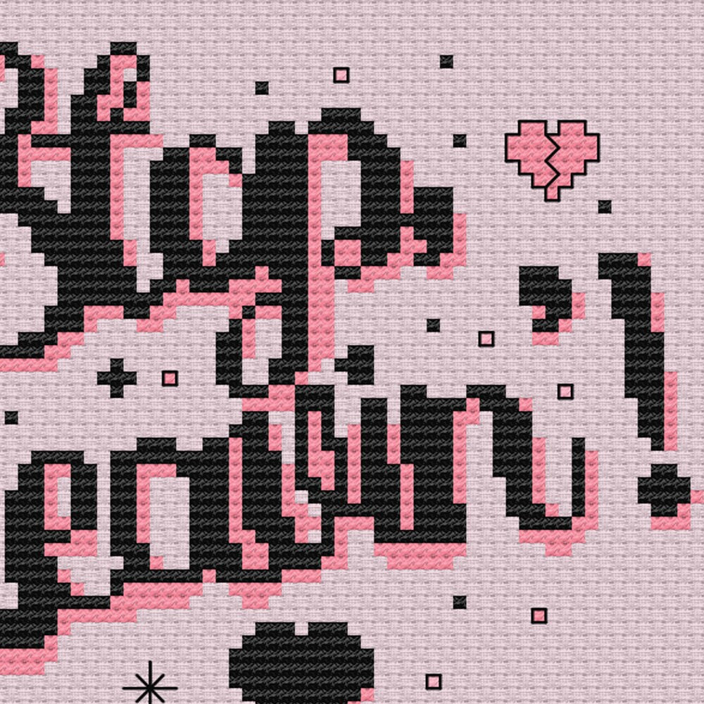 Don't Stop, Be Leavin'! Cross Stitch Pattern