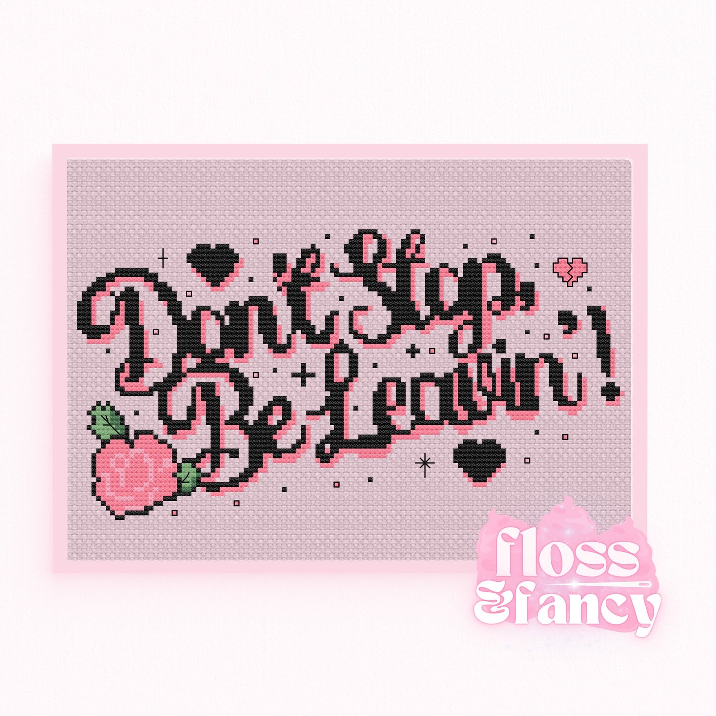 Don't Stop, Be Leavin'! Cross Stitch Pattern