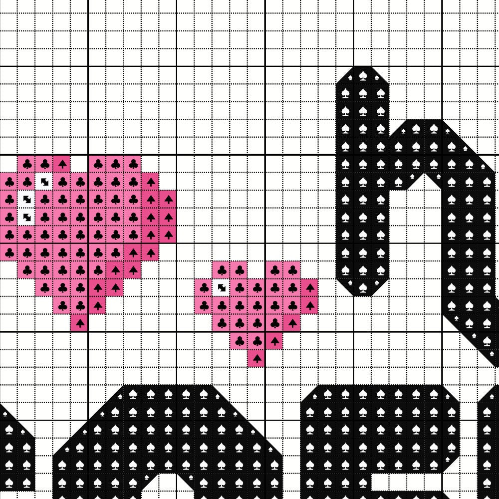 Hot Coffee, Cold Heart Cross Stitch Pattern